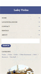 Mobile Screenshot of lasleyviolins.com